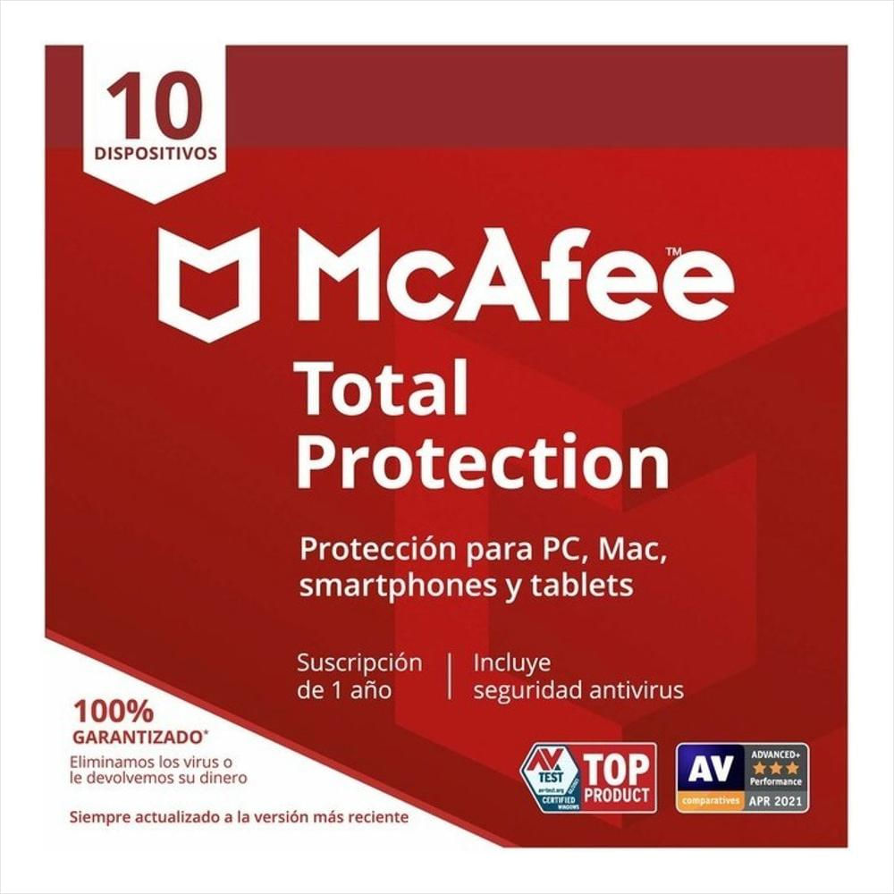 mcaffe plus 10 dispositivos
