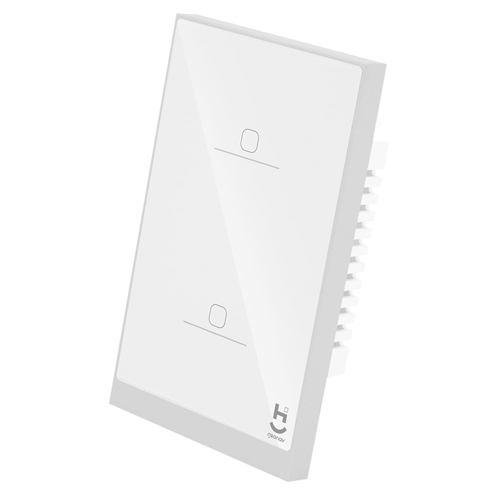 Interruptores Inteligentes 2 Boton DS121 ZIGBEE