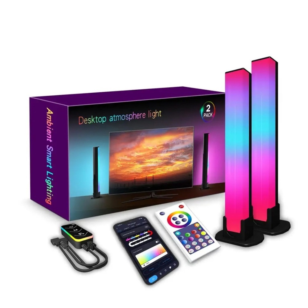 BARRAS LED RGB 180° 2 UNIDADES