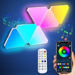 [SLAB2506-88] PANELES TRIANGULARES LED 6 UNIDADES