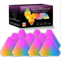 [SLAB2506-89] PANELES TRIANGULARES LED 10 UNIDADES